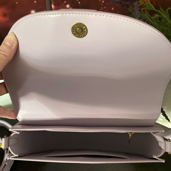 Charles & Keith Lilac Saddle Bag - Picture 9 of 13